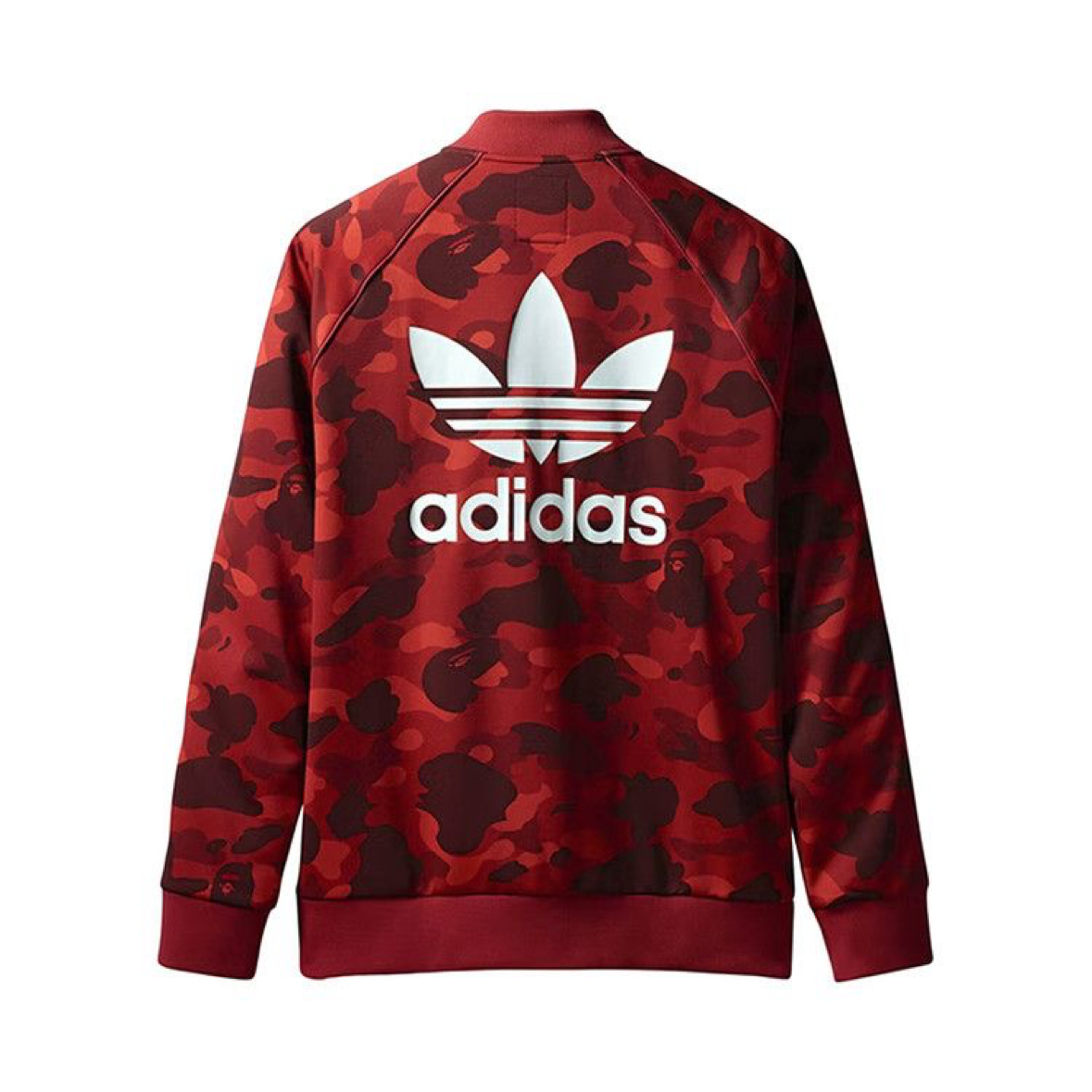 Adidas X Bape Adicolor Track Jacket Raw Red/Camo