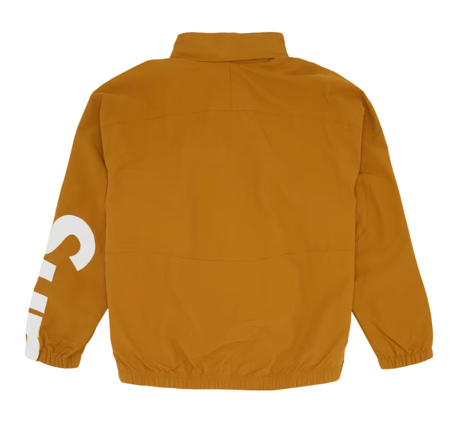 Supreme Spellout Track Jacket Dark Gold