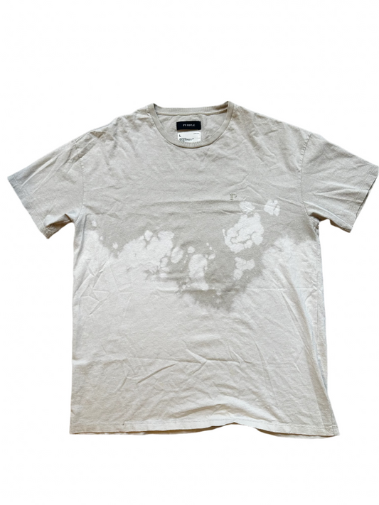 Purple Brand Tie Dye Tee Tan