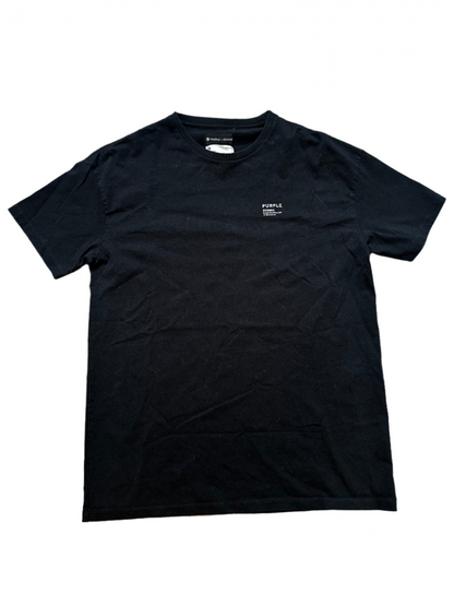Purple Brand 800080 Old Moto Club Tee Black