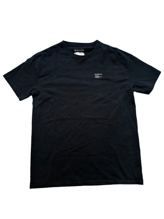 Purple Brand 800080 Old Moto Club Tee Black