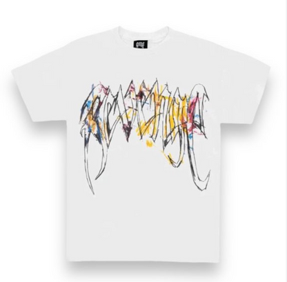 Revenge X Lil Durk Painting Tee White Tee