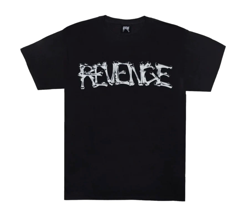 REVENGE X Lil Durk Durk Bones T-shirt Black