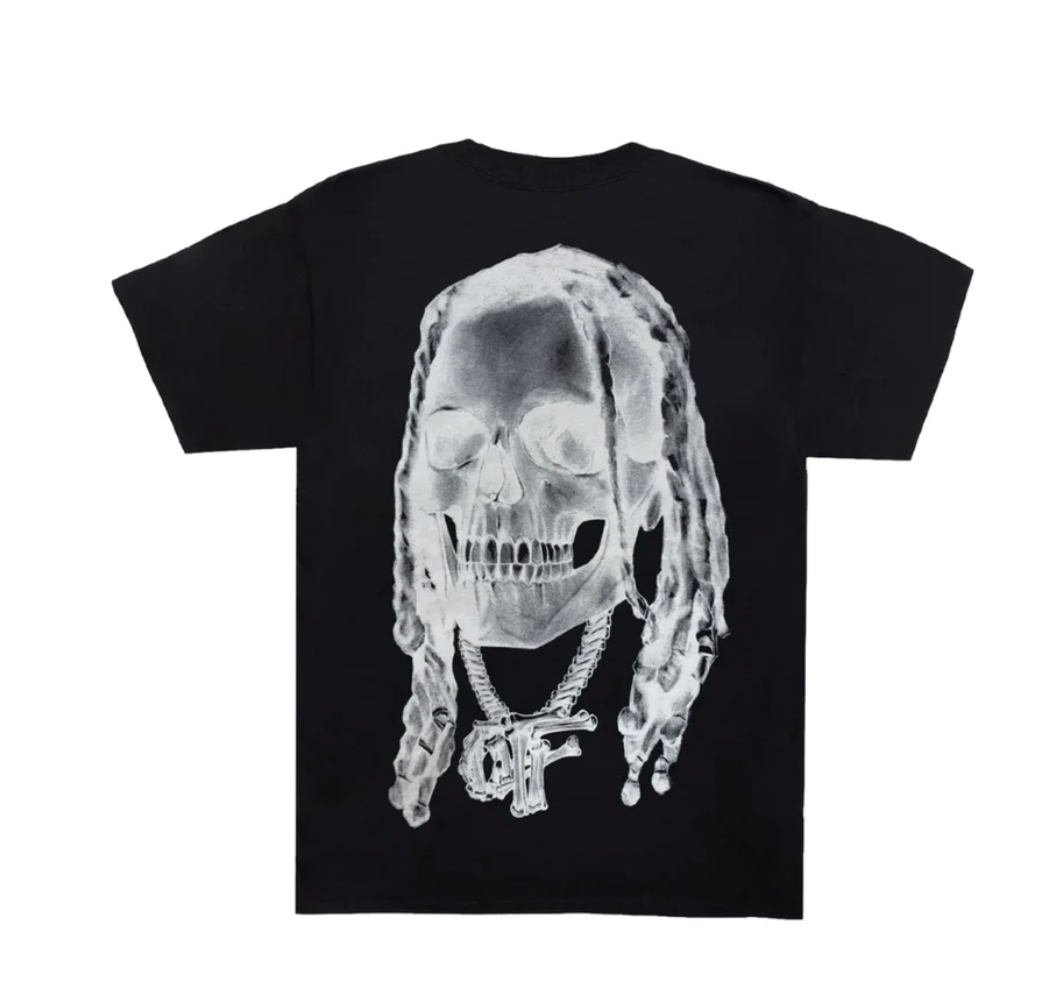 REVENGE X Lil Durk Durk Bones T-shirt Black
