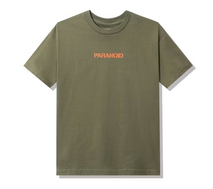 Anti Social Social Club x Undefeated Paranoid T-shirt Olive