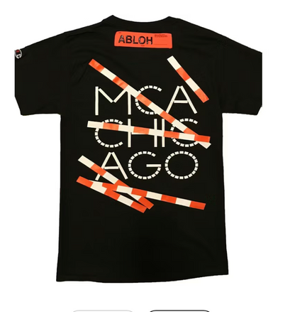 Virgil Abloh x MCA Figures of Speech Tape Tee Black