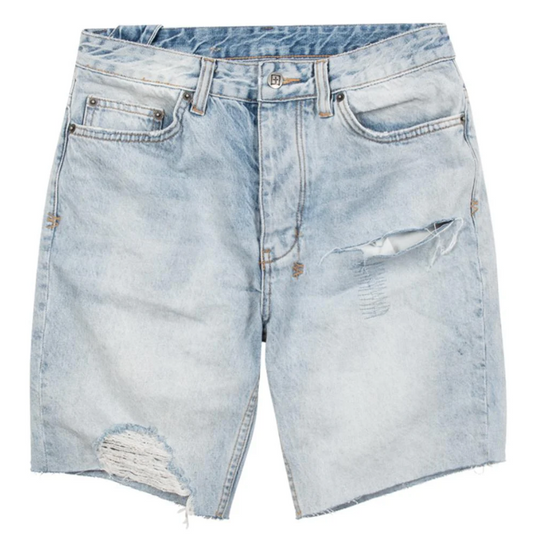 KSUBI Chopper Short Cinder Trashed Light Wash