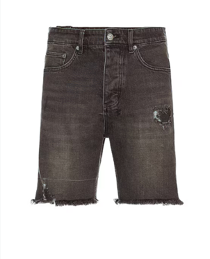 KSUBI Chopper Short Cinder Trashed Washed Black