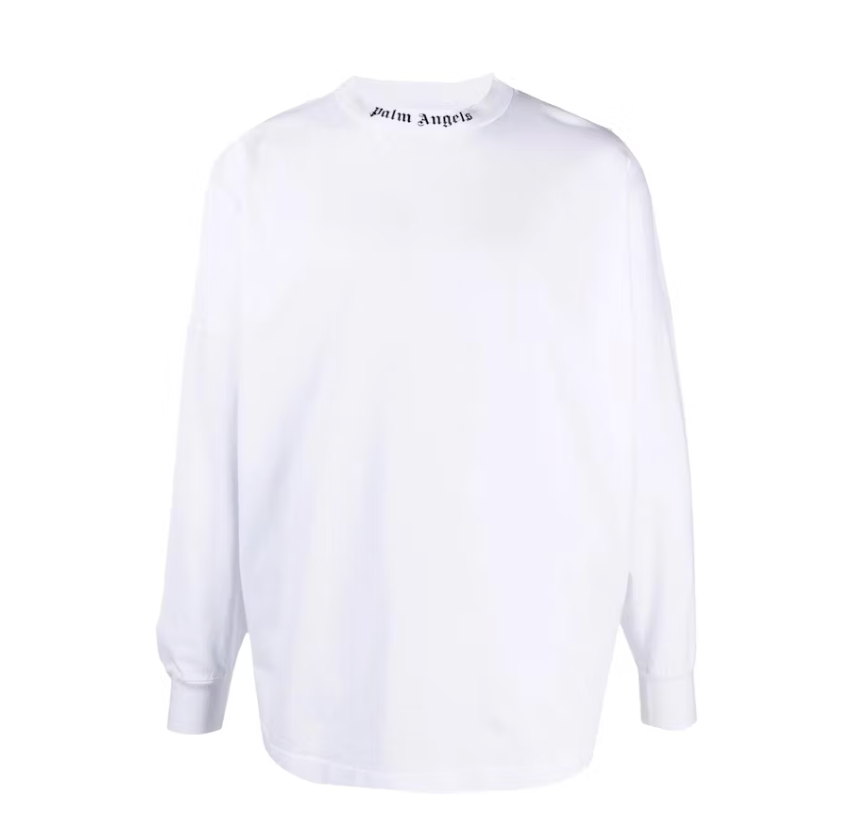 Palm Angels Double Logo Print T-shirt White