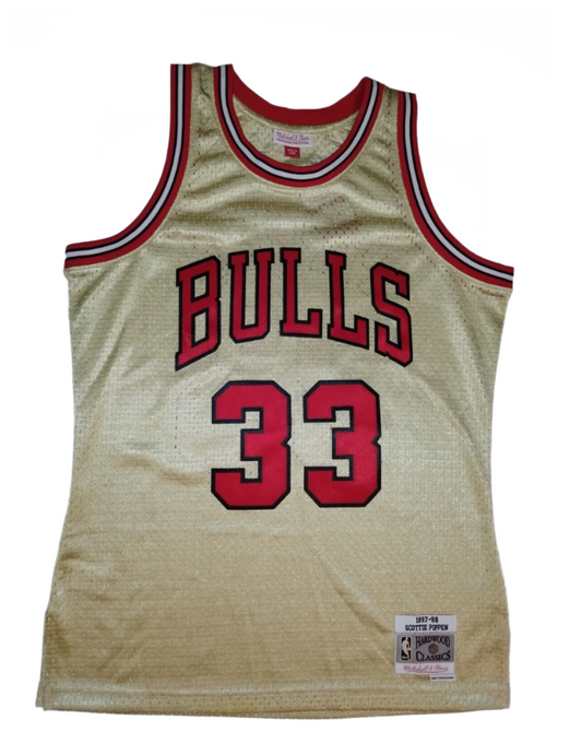 Mitchell & Ness Nba Scottie Pippen Chicago Bulls 75th Anniversary 1997/98 Hardwood Classics Swingman Jersey