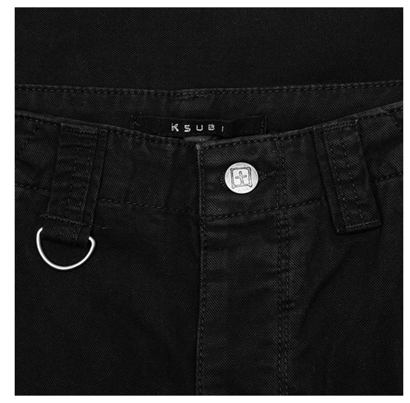 KSUBI Kraft Cargo Pants Black